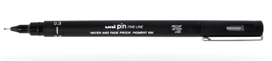 Pin 03200 N marcador 1 pieza(s) Punta fina Negro