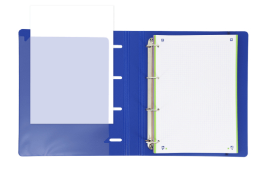 400131298 carpeta de cartón A4+ Azul