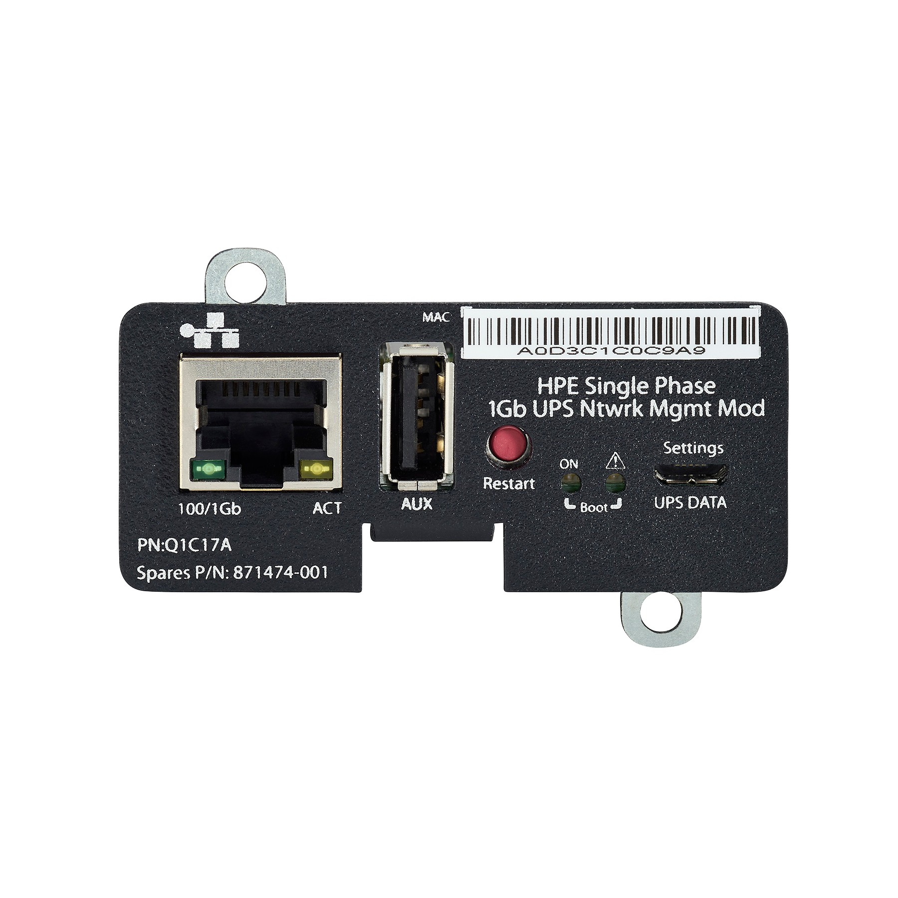 Single Phase 1Gb UPS Network Management Module