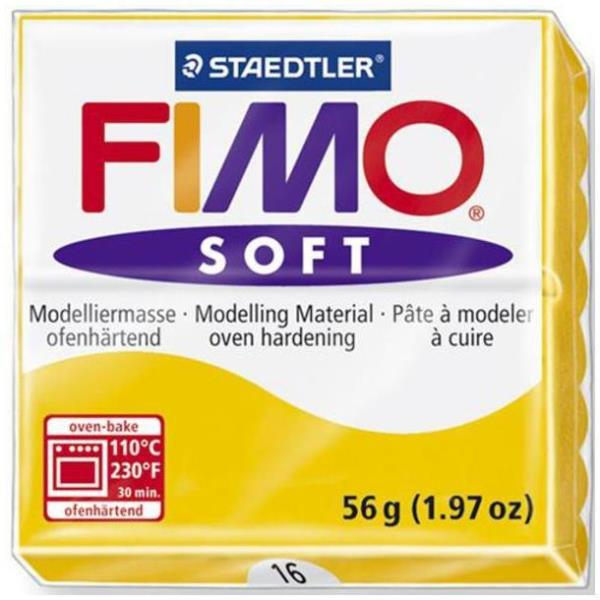 FIMO soft Pasta de modelar 56 g Amarillo 1 pieza(s)
