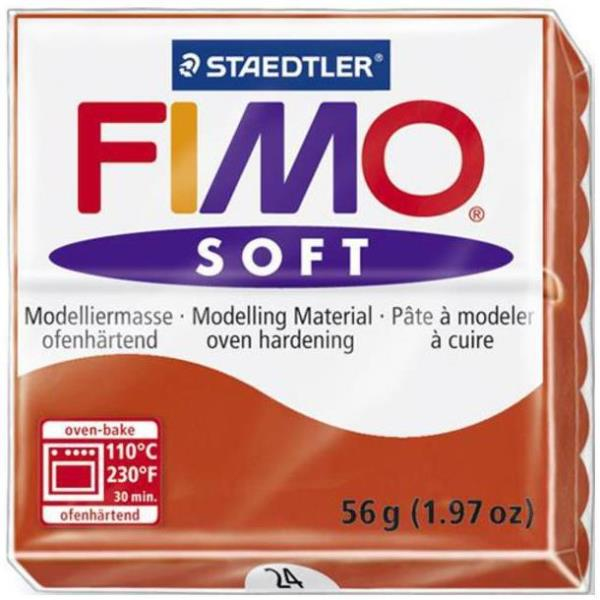 FIMO soft Pasta de modelar 56 g Rojo 1 pieza(s)