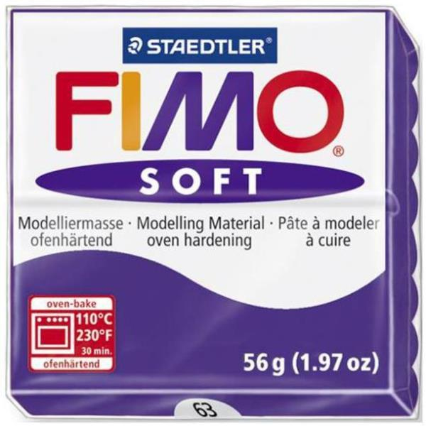 FIMO soft Pasta de modelar 56 g Púrpura 1 pieza(s)