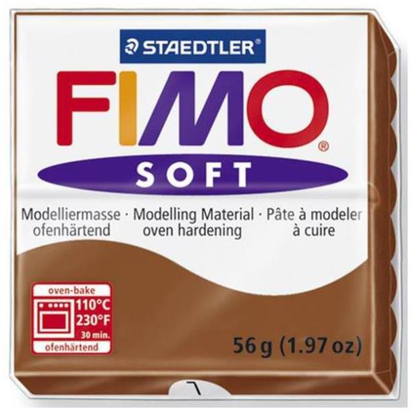 FIMO soft Pasta de modelar 56 g Marrón 1 pieza(s)