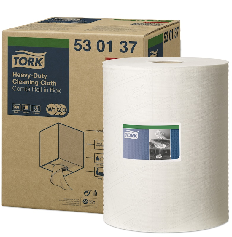530137 trapo para limpiar Papel Blanco 1 pieza(s)
