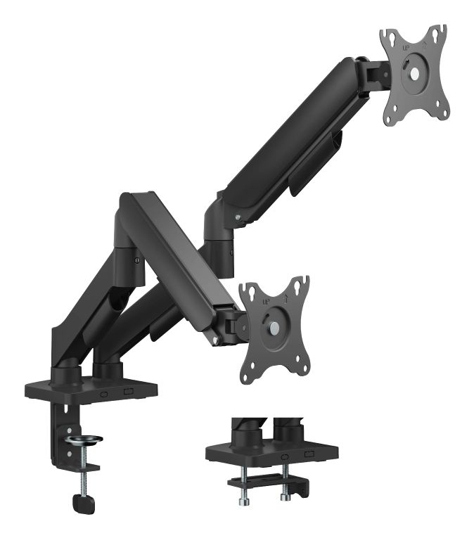 SPMP02-A Soporte pinza 2 monitores 17-34" pro