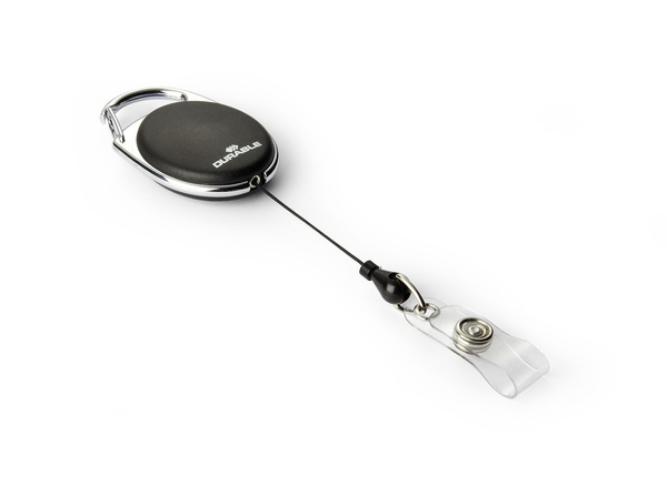 BADGE REEL STYLE Carrete de acreditación Negro 10 pieza(s)