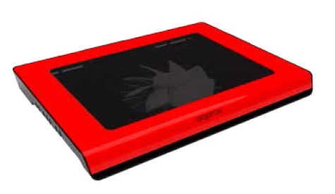 APPNBC06 almohadilla fría 39,6 cm (15.6") 1500 RPM Negro, Rojo