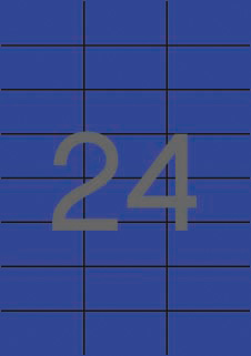 01592 etiqueta de impresora Azul