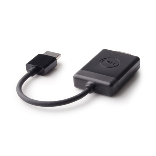492-11682 adaptador de cable de vídeo VGA (D-Sub) HDMI tipo A (Estándar) Negro