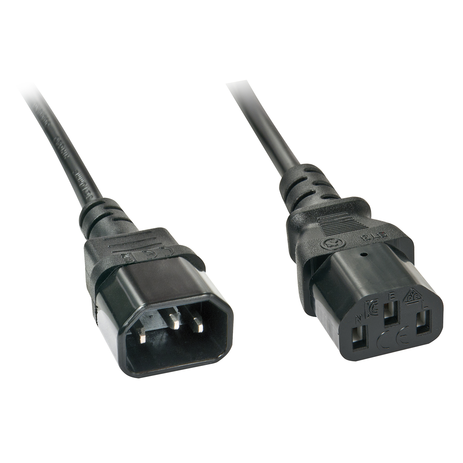 30331 cable de transmisión Negro 2 m C14 acoplador C13 acoplador