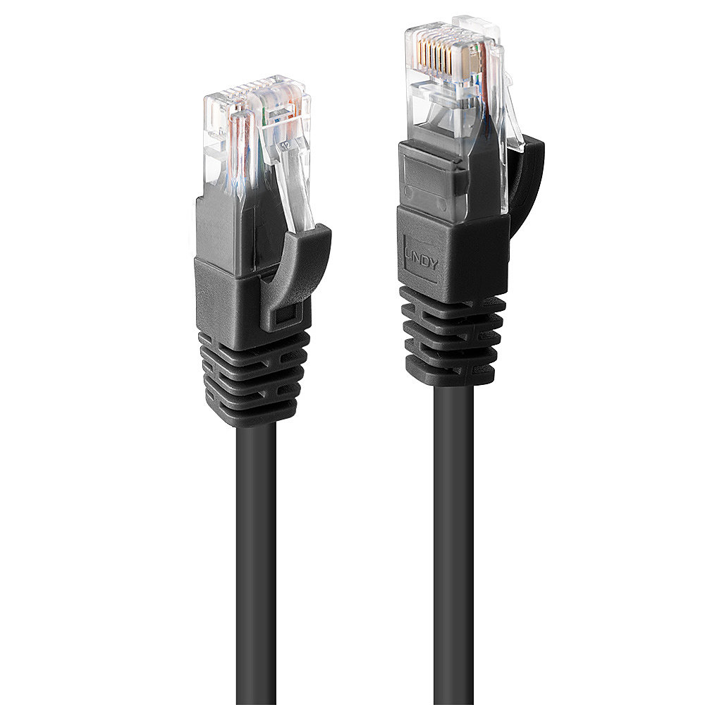 48080 cable de red Negro 5 m Cat6 U/UTP (UTP)