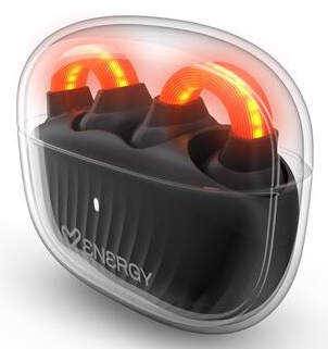 LightPods Auriculares Inalámbrico Dentro de oído Bluetooth Negro, Transparente