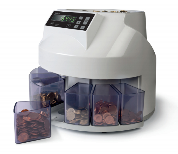 1250 Contador de monedas Gris