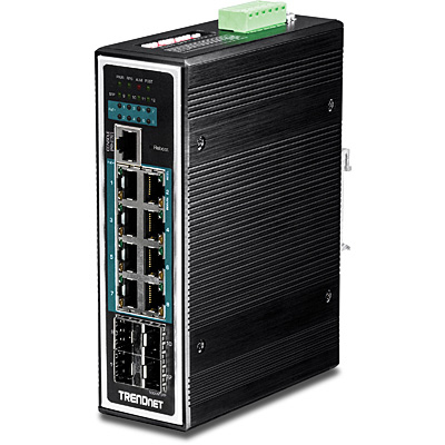 TI-PG1284i Gestionado L2+ Gigabit Ethernet (10/100/1000) Energía sobre Ethernet (PoE) Negro