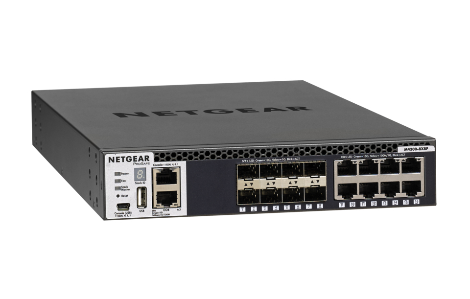 XSM4316S Gestionado L3 10G Ethernet (100/1000/10000) 1U Negro