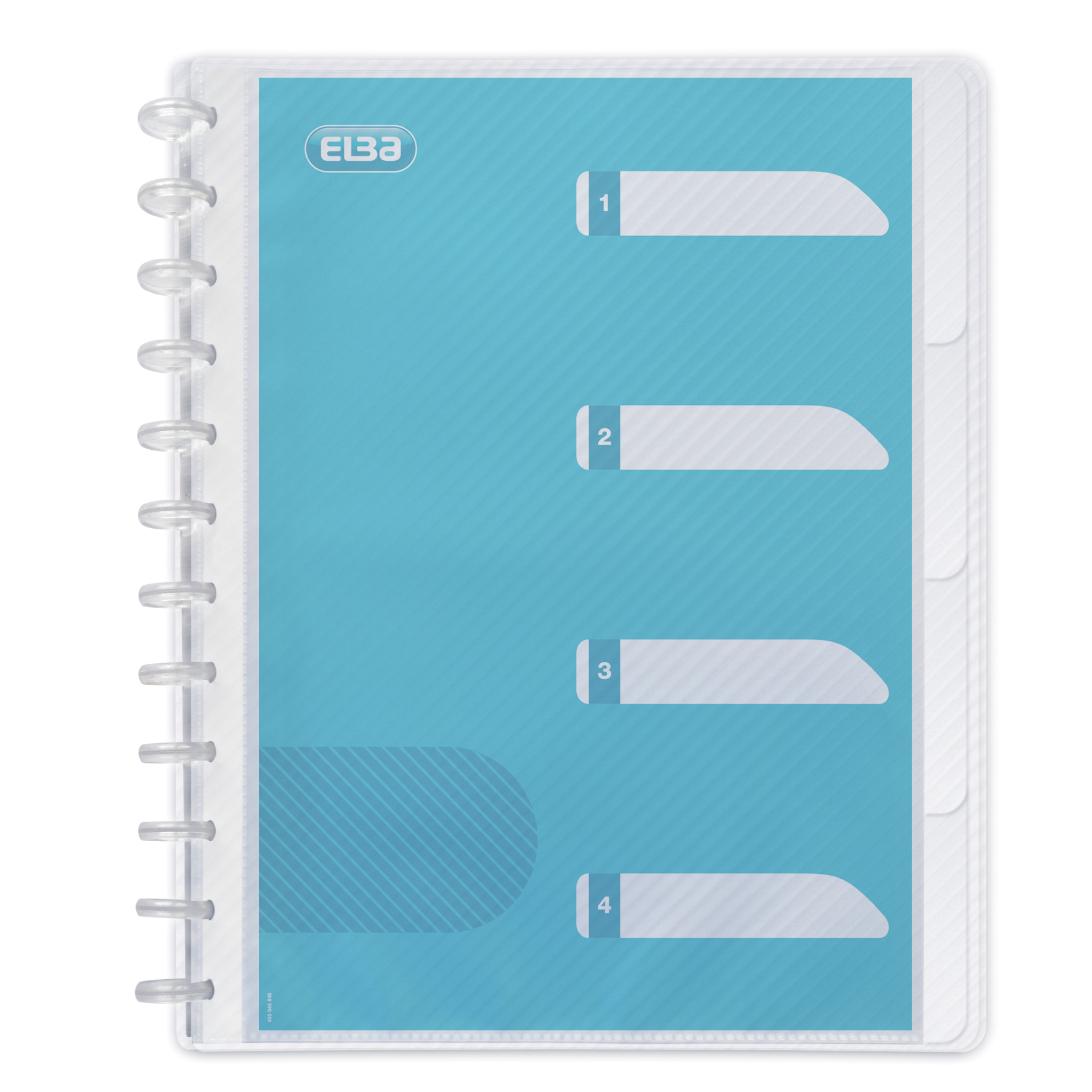 100205613 carpeta de cartón A4 Azul, Transparente