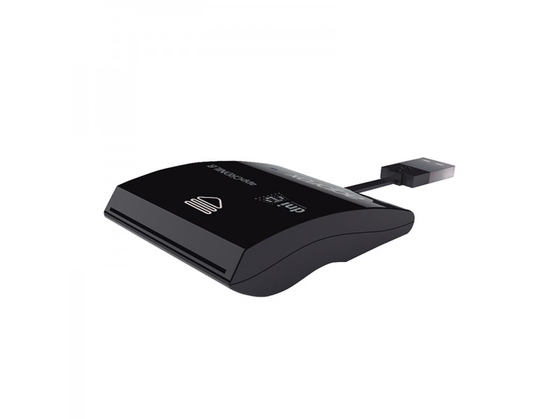 appCRDNILxV2 lector de tarjeta inteligente Interior USB USB 2.0 Negro