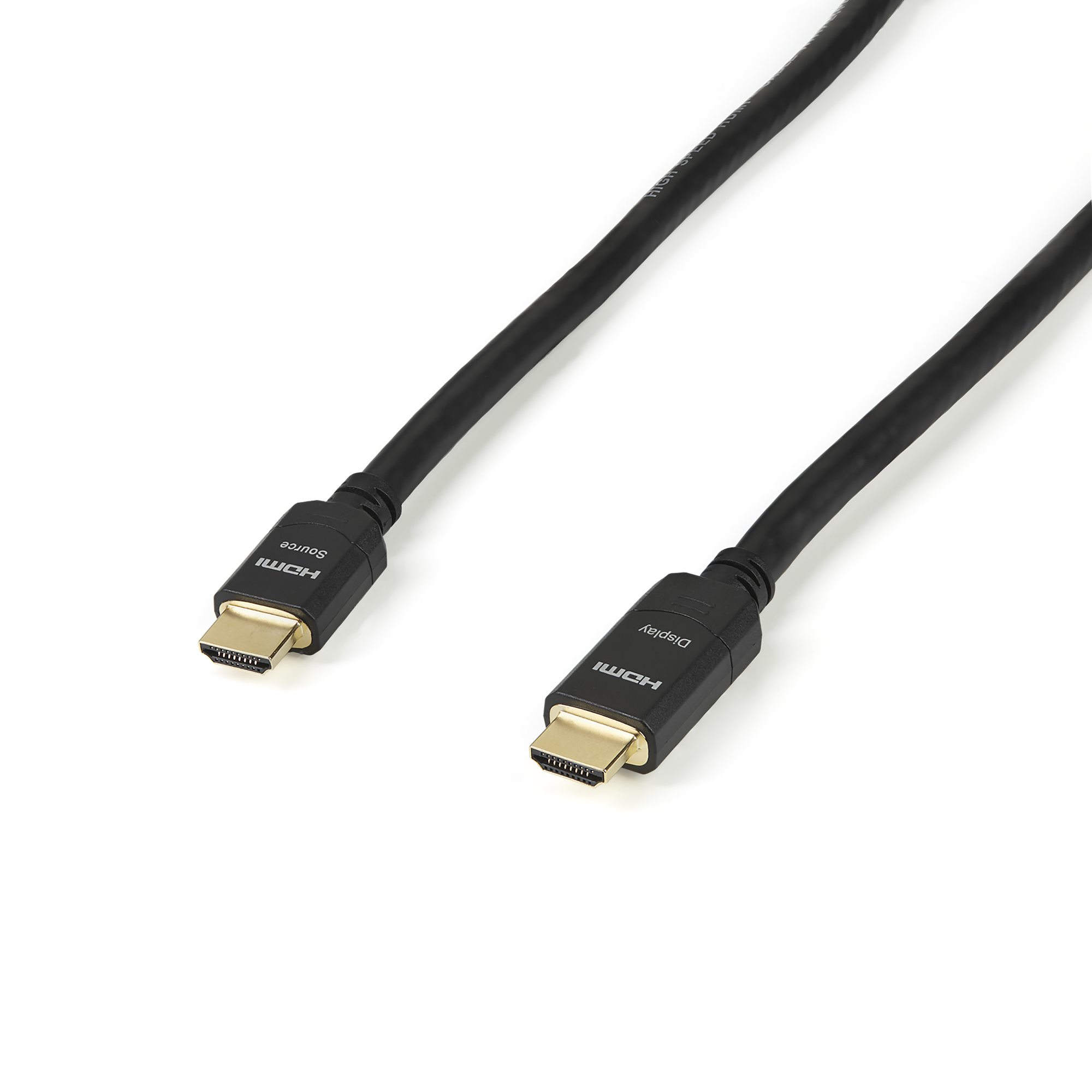 Cable HDMI Activo de Alta Velocidad de 20m - 4K 30Hz / 1080p 120Hz - Cable HDMI 1.4 ARC UHD HDCP para TV o Monitor - Conectores Bañados en Oro