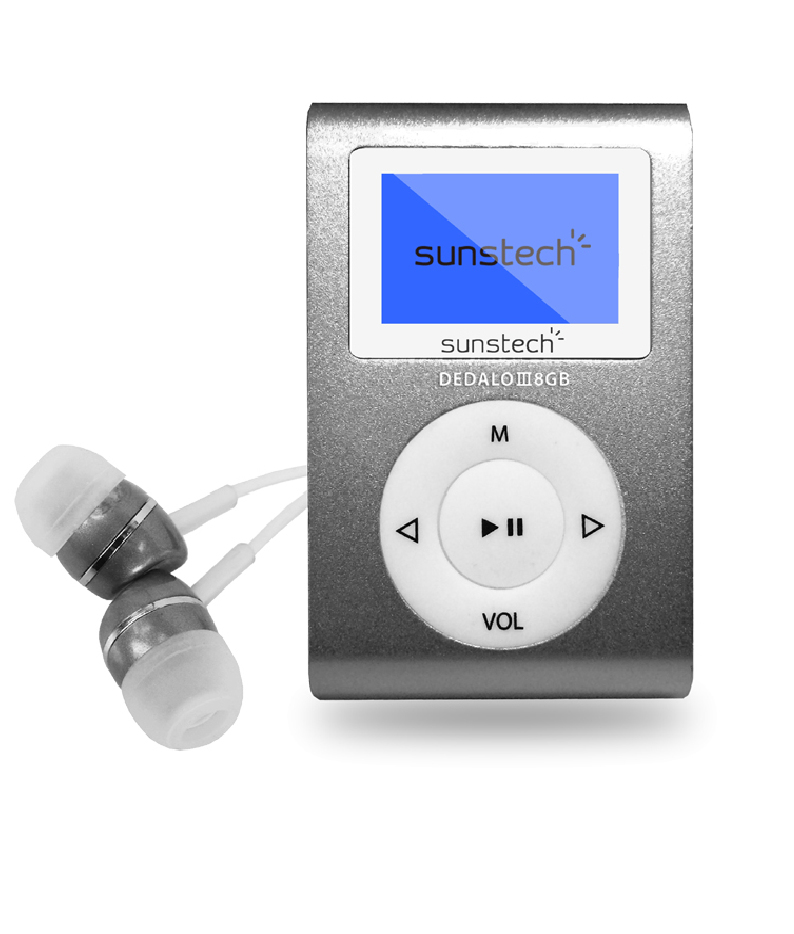 MP3 Dedalo II 8Gb micro USB Reproductor de MP3 Gris