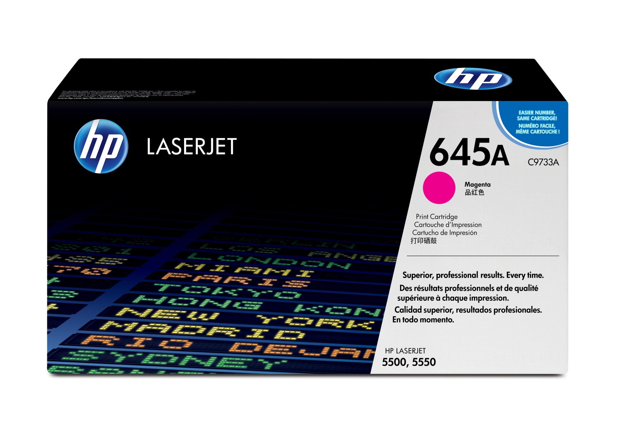 Cartucho de tóner original LaserJet 645A magenta