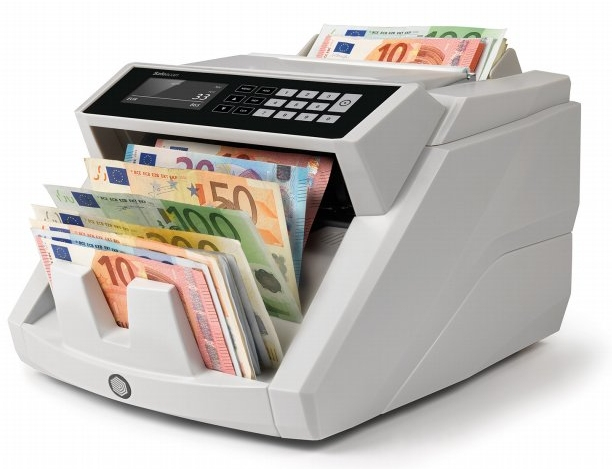 2465-S Contador de billetes Negro, Blanco