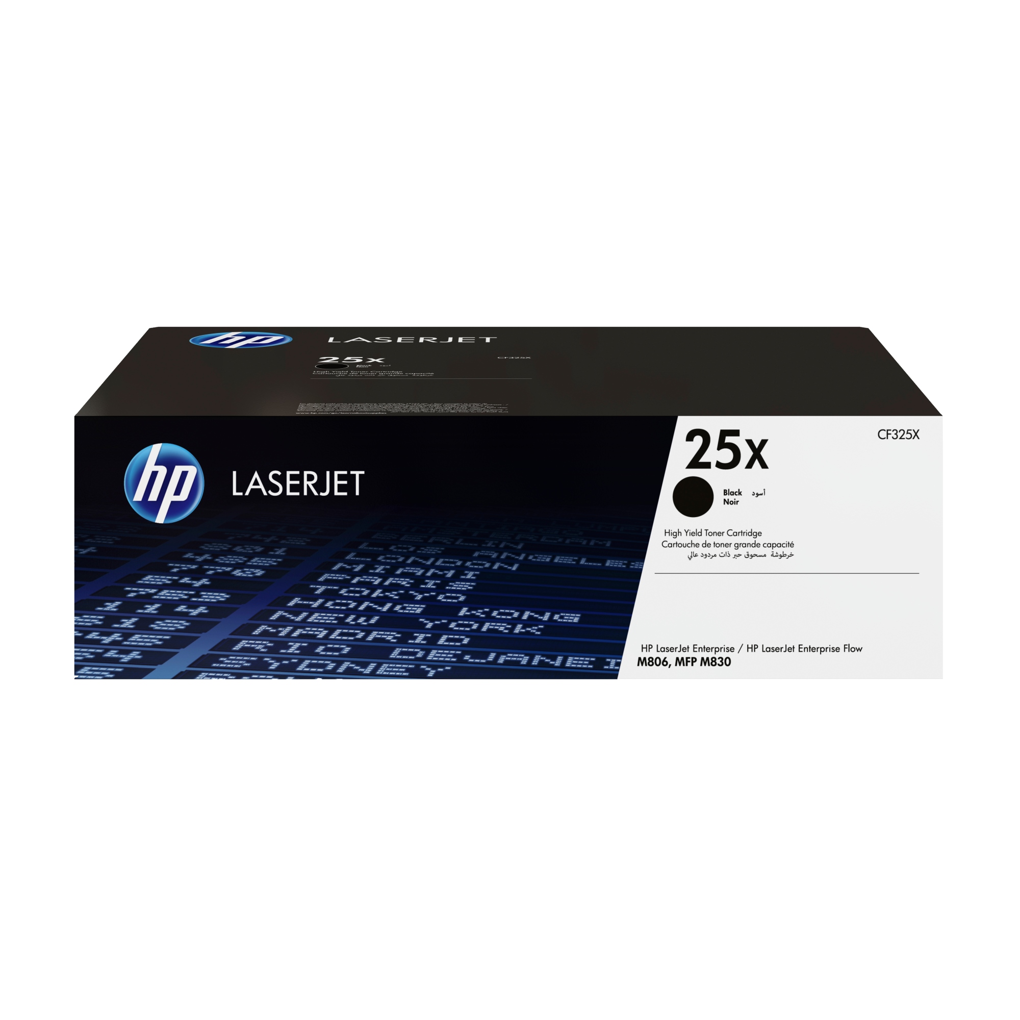 Cartucho de tóner original LaserJet 25X de alta capacidad negro
