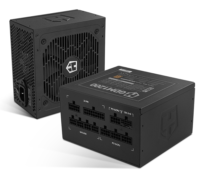 Hummer GDM 1200W GOLD unidad de fuente de alimentación 20+4 pin ATX ATX Negro