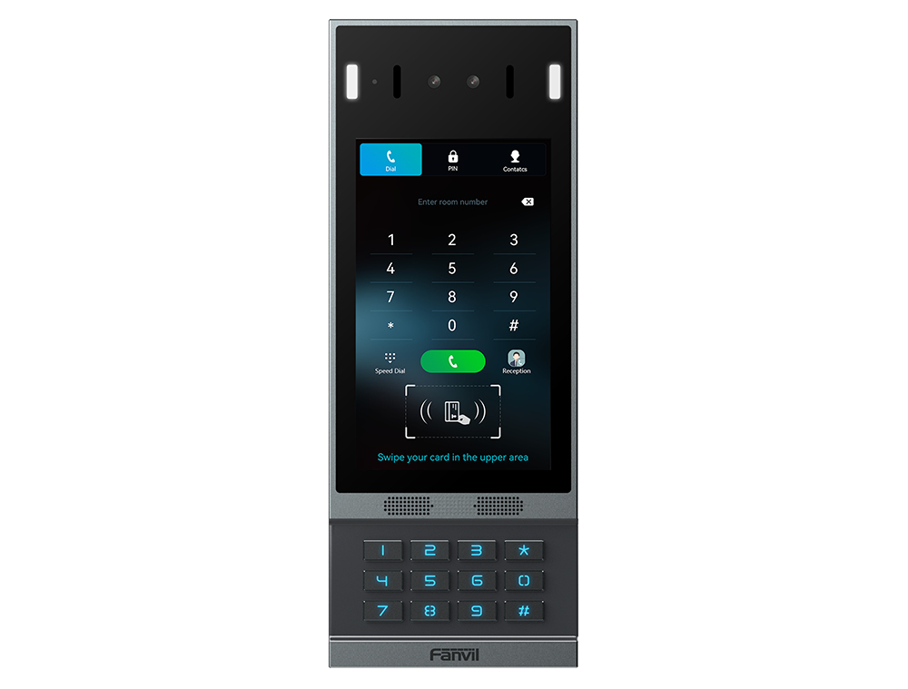 i67 sistema de intercomunicación de video 2 MP 17,8 cm (7") Negro, Gris