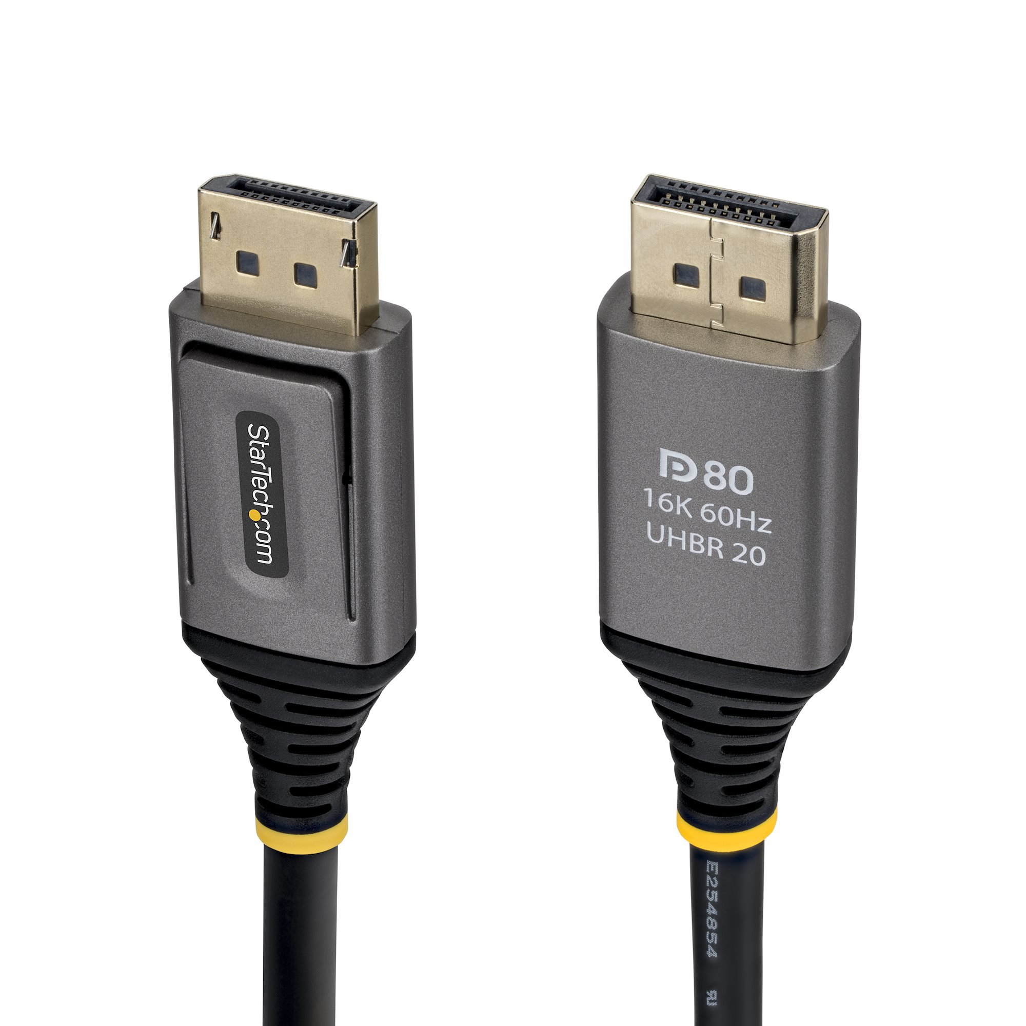 Cable DisplayPort 2.1 de 2m - Cable DP80 Certificado VESA - Cable DP 2.1 - 10K/8K 60Hz, 16K 60Hz/8K 240Hz con DSC 1.2a Sin Comprimir - Cable para Monitor DP