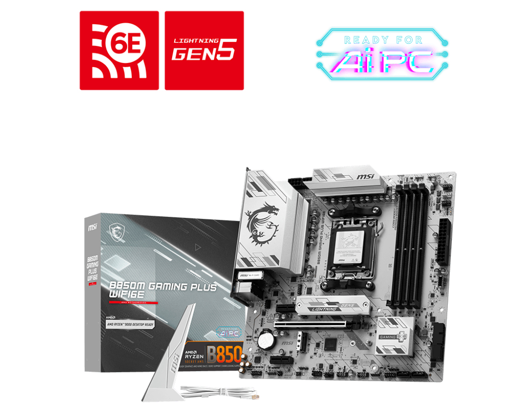 B850M GAMING PLUS WIFI6E placa base AMD B850 Zócalo AM5 micro ATX