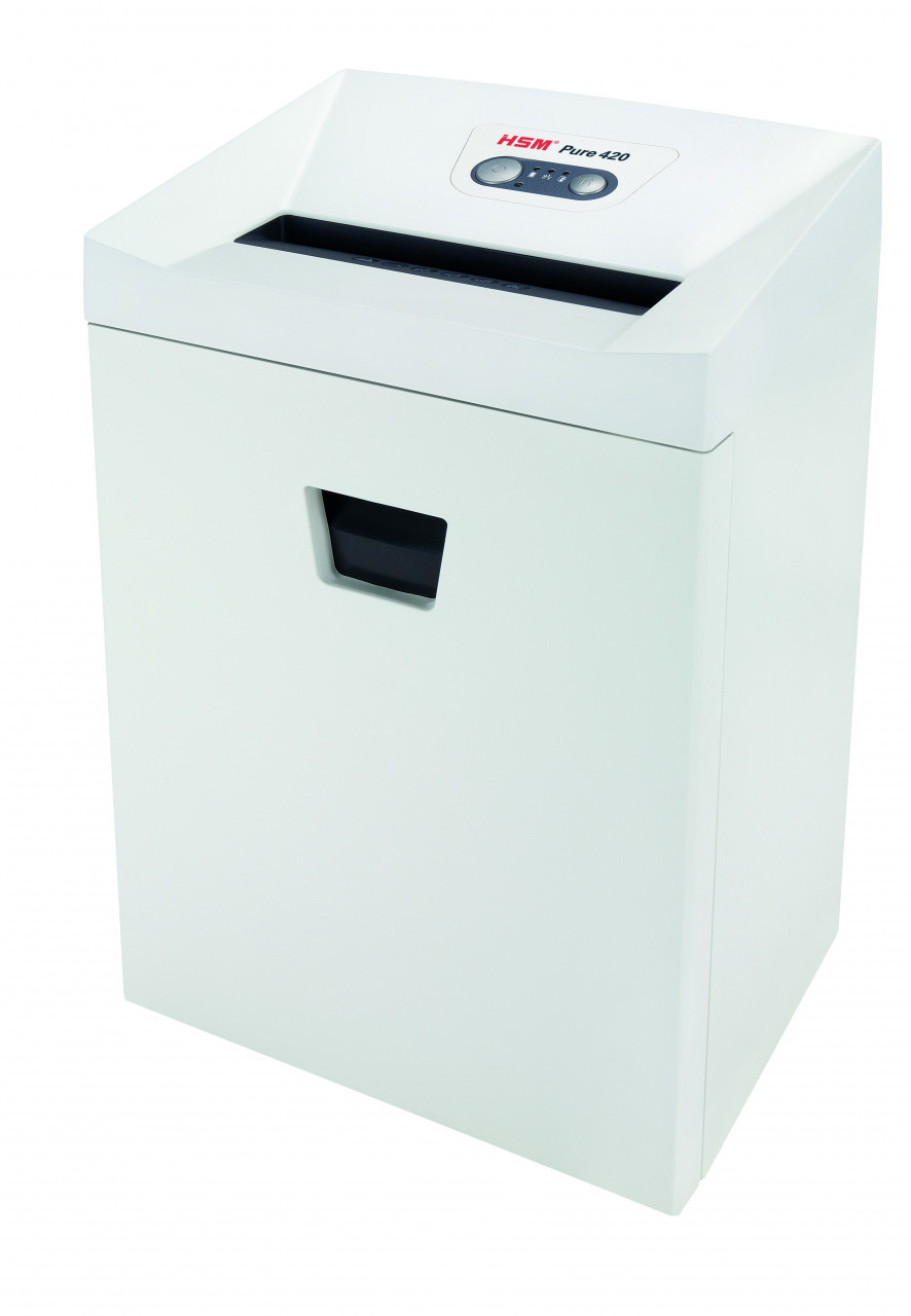 Pure 420 triturador de papel Corte en partículas 56 dB 24 cm Blanco