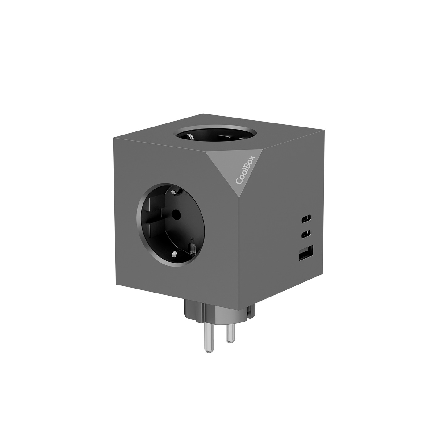 CUBIK BASE 3 ENCHUFES CON CARGA USB C+A
