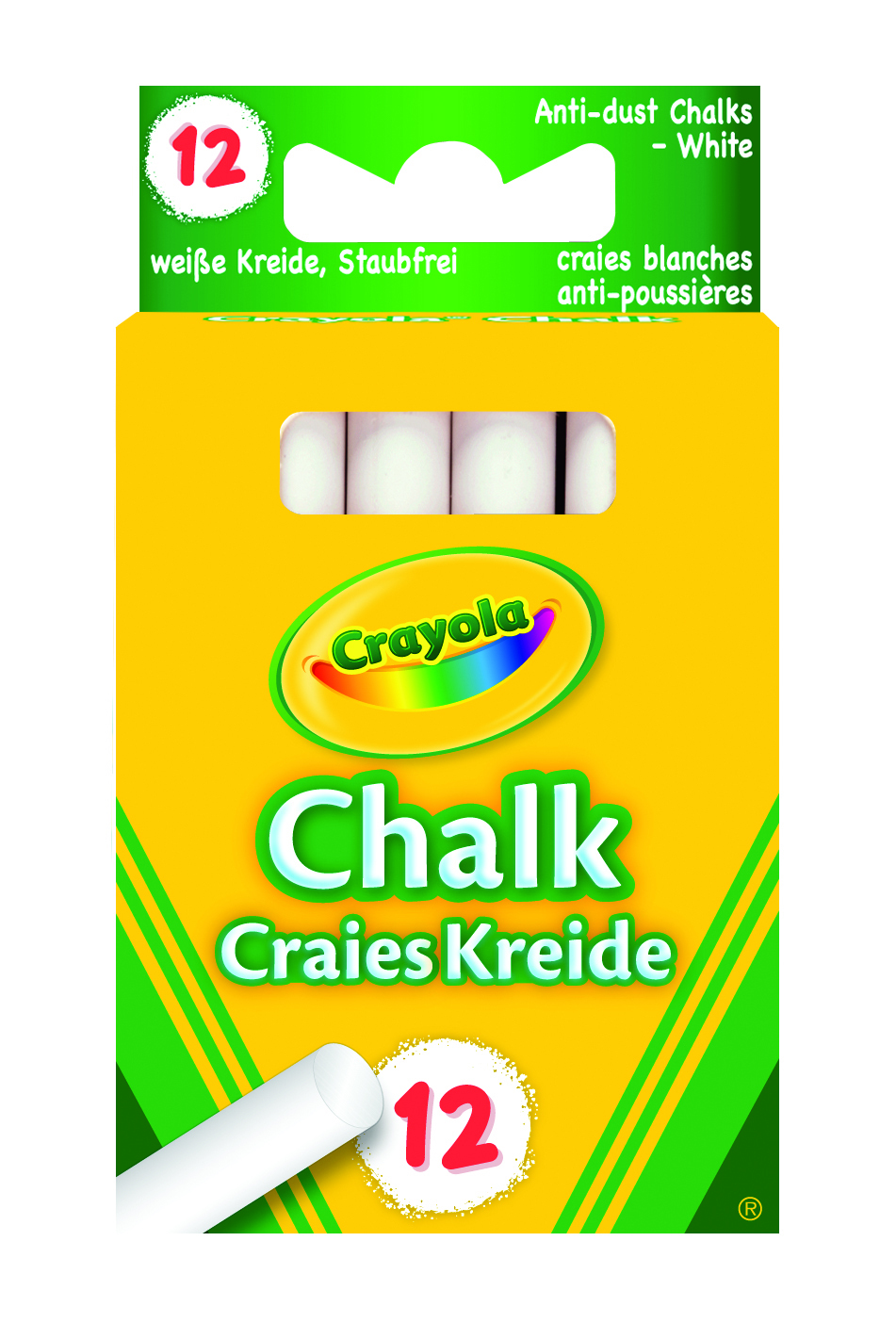 12 white Chalks Blanco 12 pieza(s)