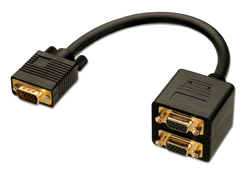 41214 cable VGA 0,18 m VGA (D-Sub) Negro