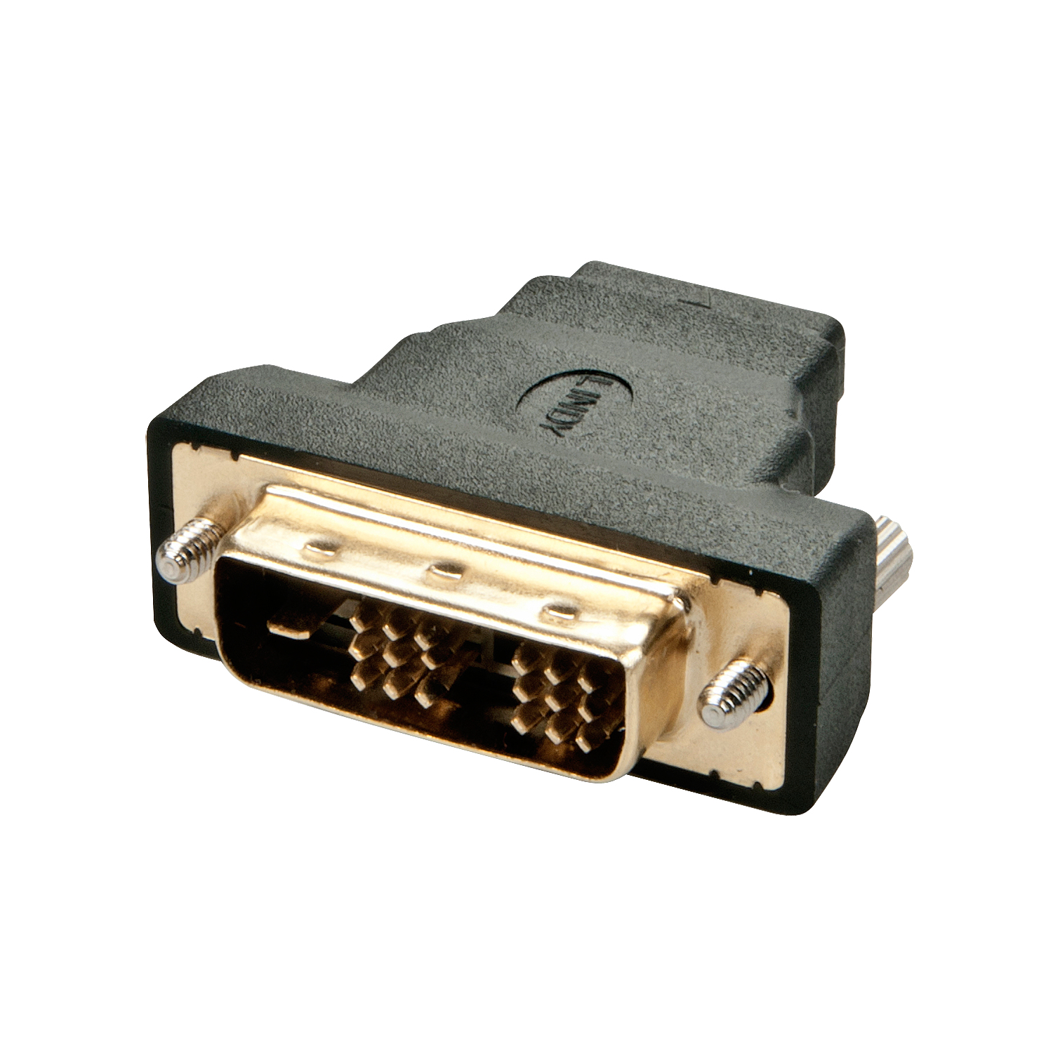 41228 cambiador de género para cable HDMI-A FM DVI-D M Negro
