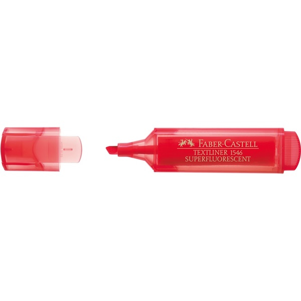 TEXTLINER 1546 marcador 1 pieza(s) Punta de cincel/fina Rojo