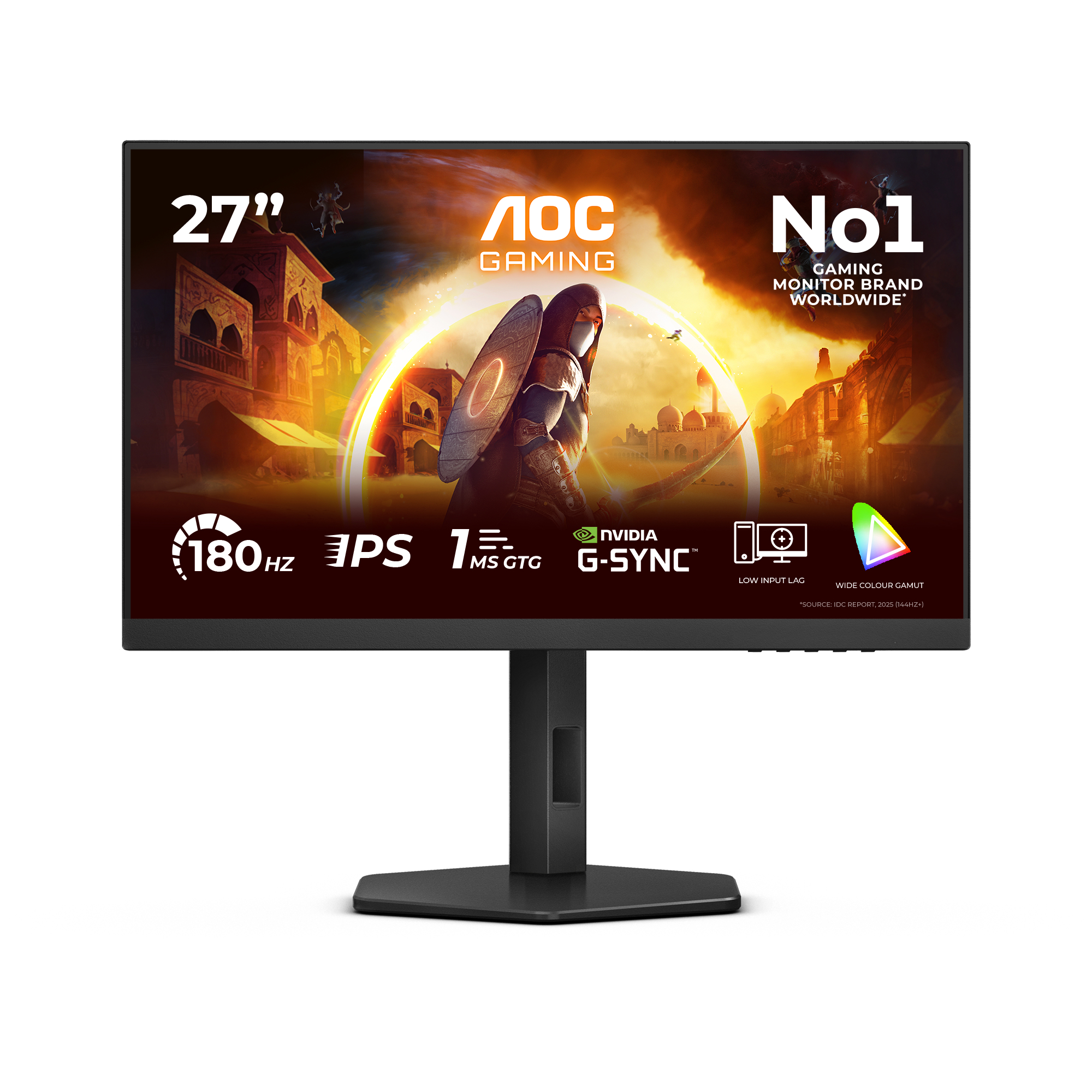 G4 27G4X pantalla para PC 68,6 cm (27") 1920 x 1080 Pixeles Full HD LED Negro, Gris