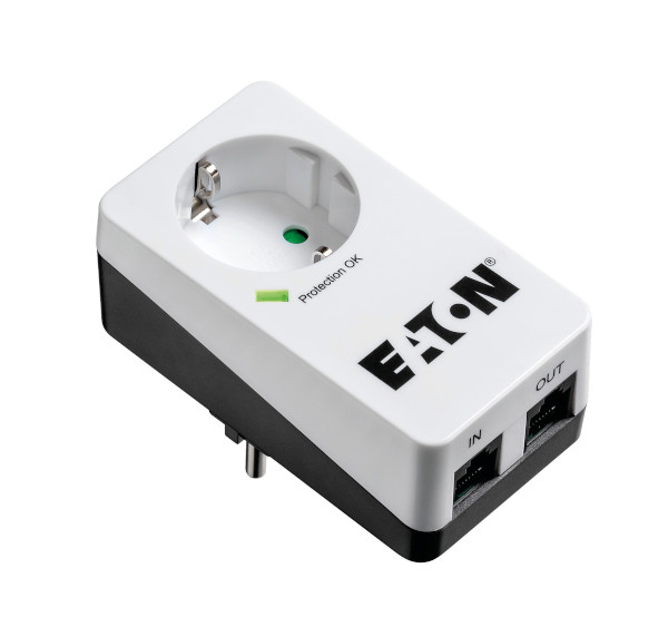 PB1TD limitador de tensión Negro, Blanco 1 salidas AC 220 - 250 V