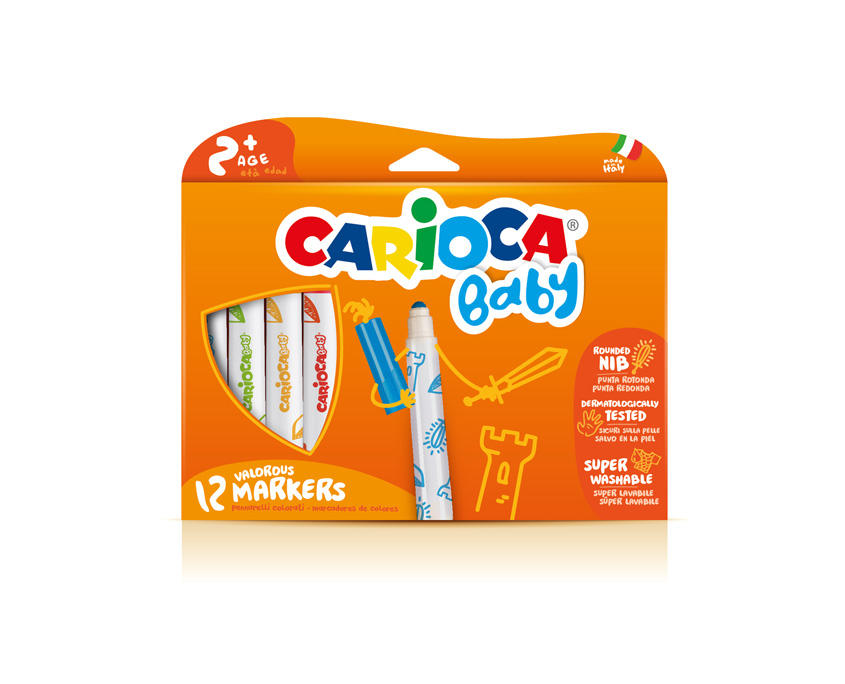 Marker 2+ rotulador Extra-grueso Multicolor 12 pieza(s)