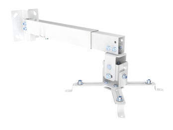 Soporte de pared de techo para proyector, blanco