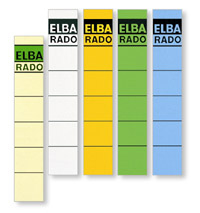 Spine Label for Lever Arch Files 190 x 34 mm Buff etiqueta autoadhesiva Multicolor 10 pieza(s)