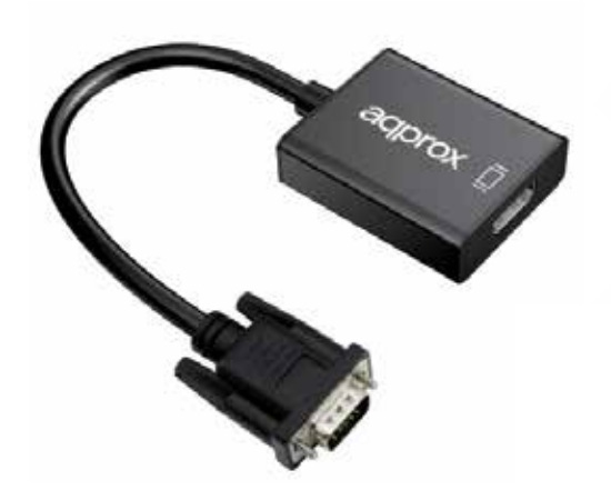 appC25 0,2 m HDMI tipo A (Estándar) VGA (D-Sub) Negro