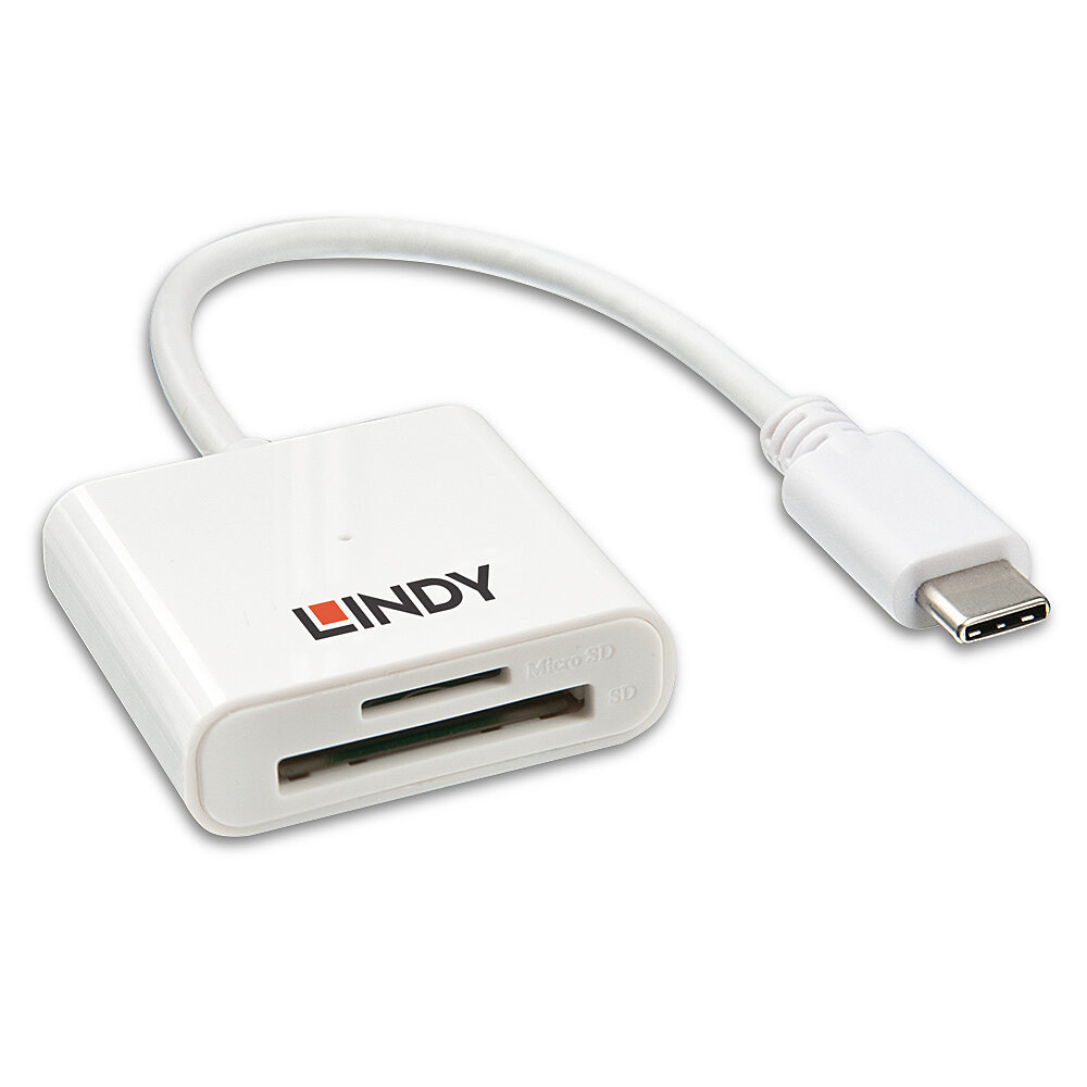 43185 lector de tarjeta USB 3.2 Gen 1 (3.1 Gen 1) Type-C Blanco
