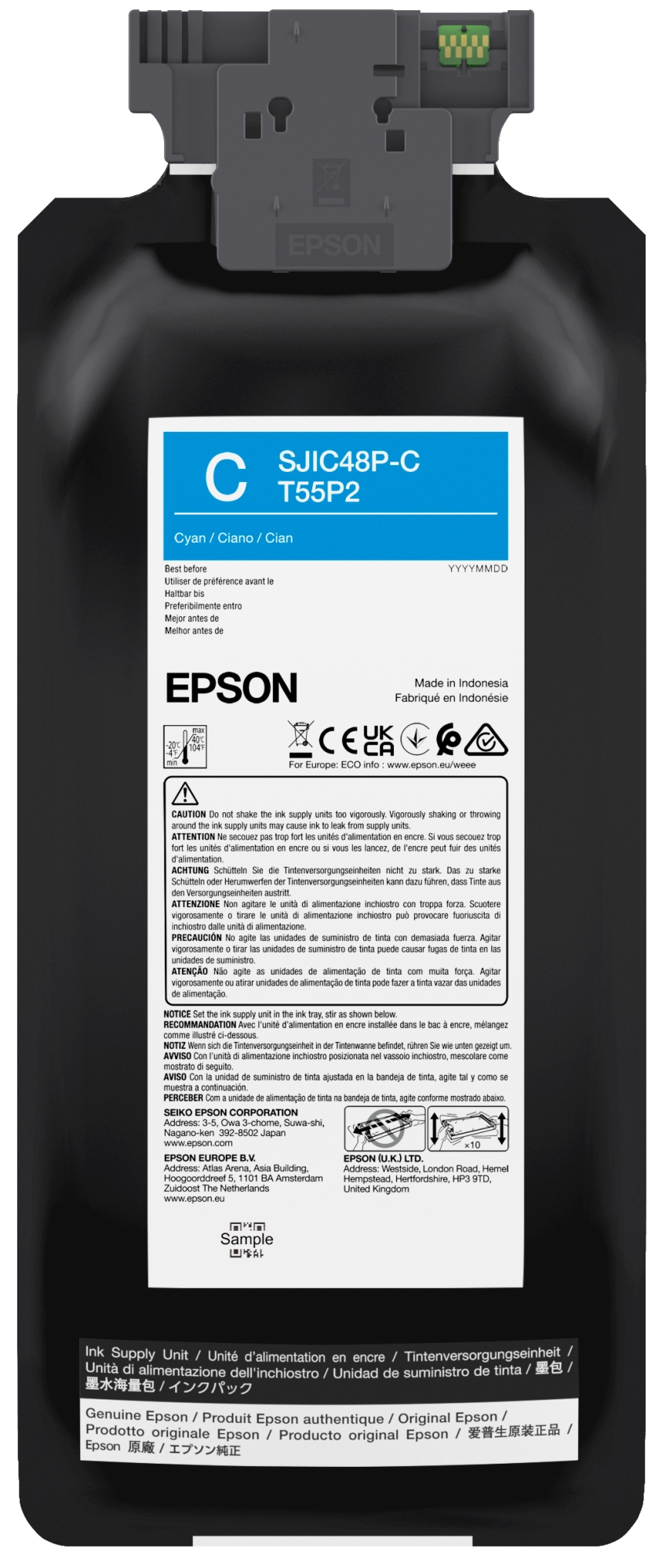 SJIC48P-C cartucho de tinta 1 pieza(s) Original Rendimiento estándar Cian
