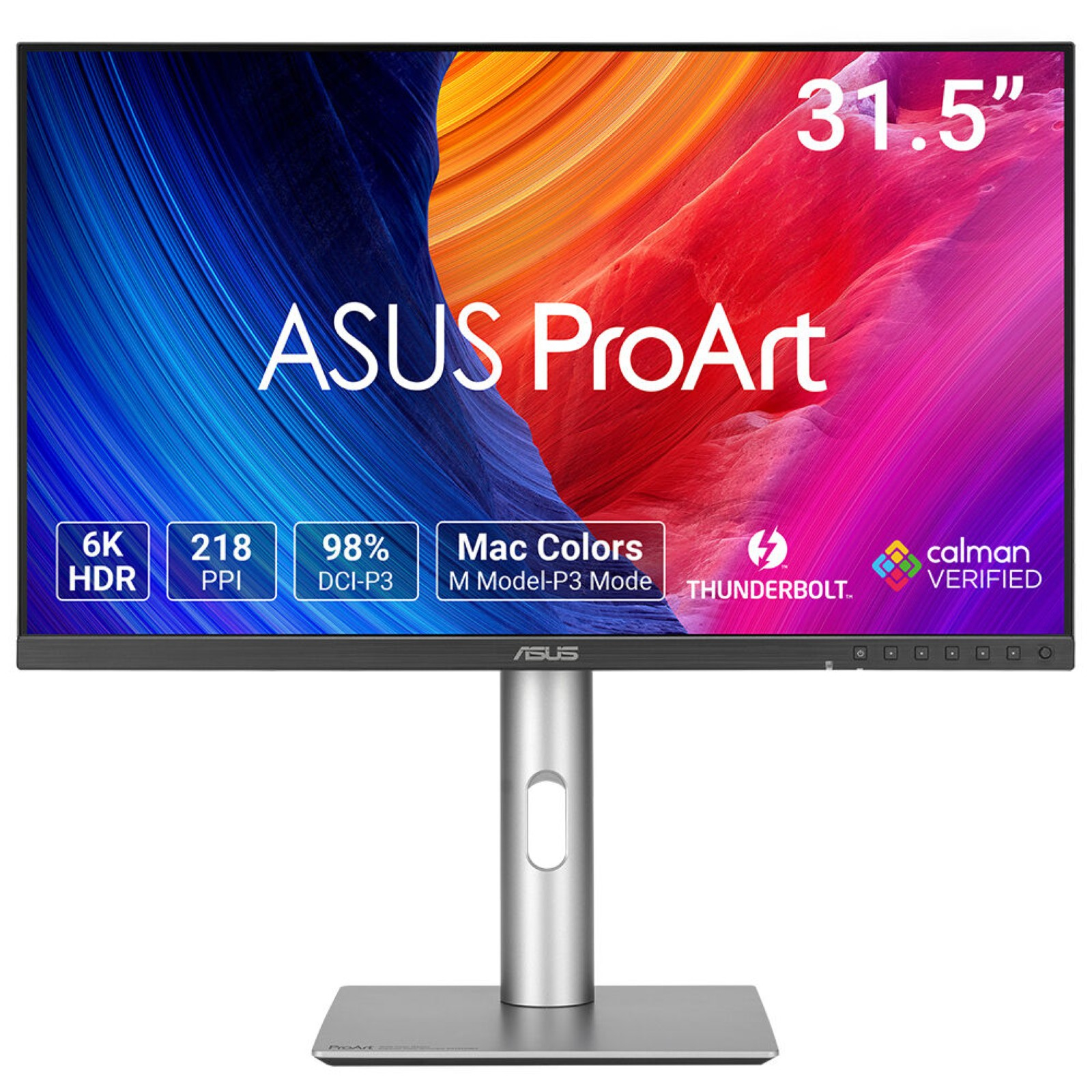 ProArt PA32QCV pantalla para PC 80 cm (31.5") 6016 x 3384 Pixeles 6K Ultra HD LCD Plata