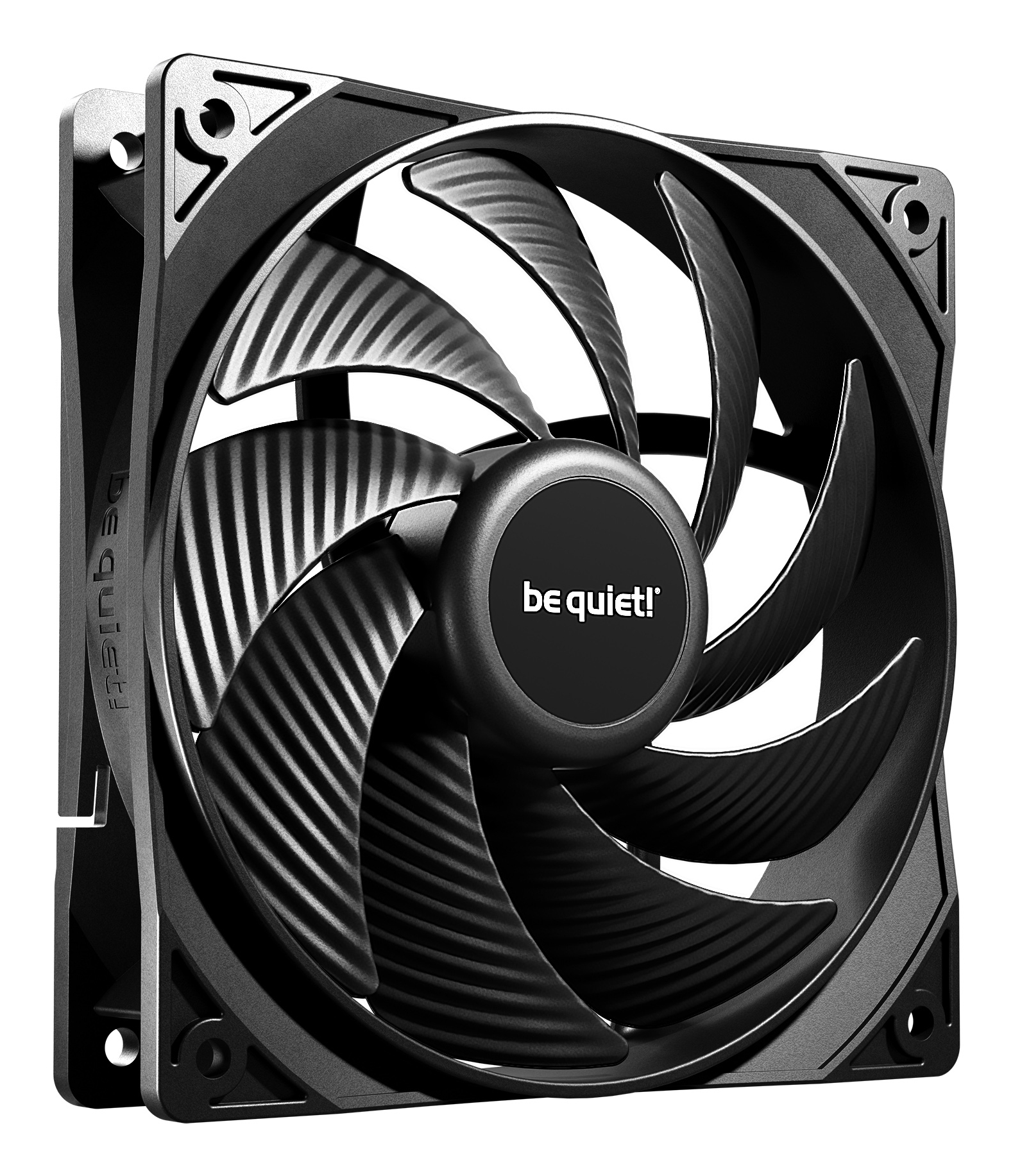Pure Wings 3 120mm | PWM high-speed Triple Pack Carcasa del ordenador Ventilador 12 cm Negro 3 pieza(s)