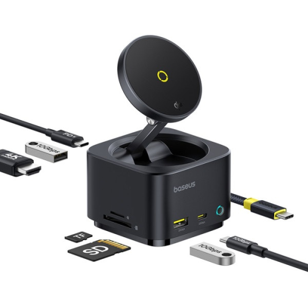 MagPro Series II USB Tipo C 10000 Mbit/s Negro