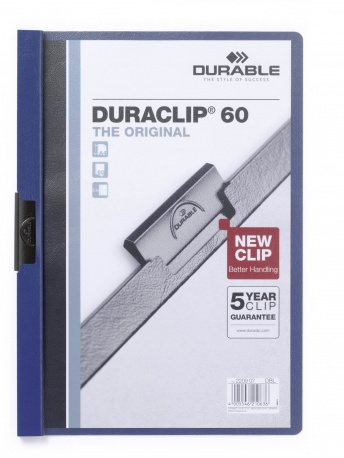 Duraclip 60 archivador PVC Azul, Transparente