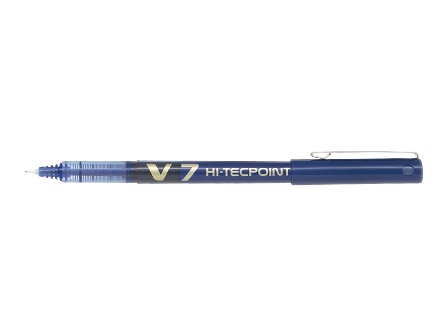 Hi-Tecpoint V7 Bolígrafo cilíndrico Azul