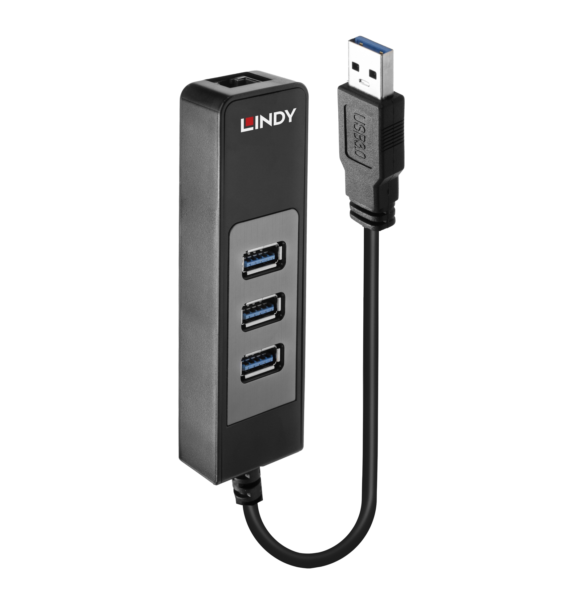 43176 hub de interfaz USB 3.2 Gen 1 (3.1 Gen 1) Type-A 5000 Mbit/s Negro